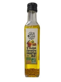 3 Huiles Clementine Noisette Bio