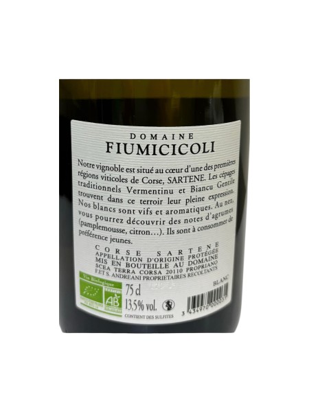Domaine Fiumicicoli Blanc 2024