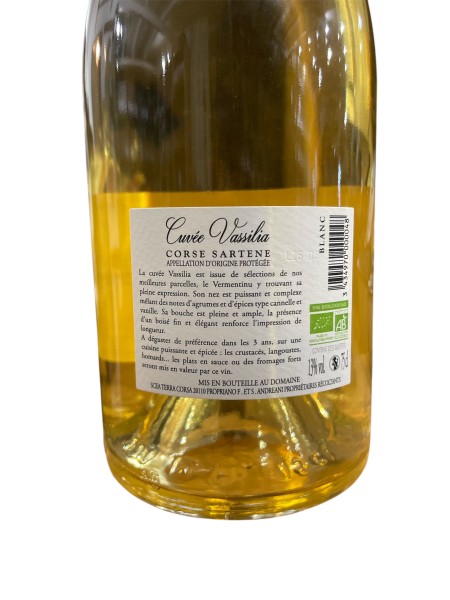 Domaine Fiumicicoli Cuvée Vassilia Blanc 2022