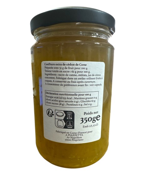 Confiture Cédrat
