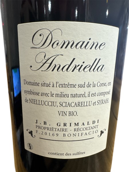 Domaine Andriella Cuvée Extrême 2023